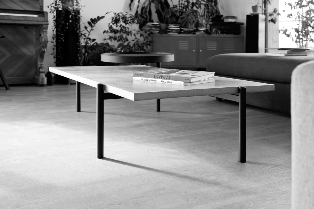 Lyon Beton Twist Coffee Table from Concrete and Steel