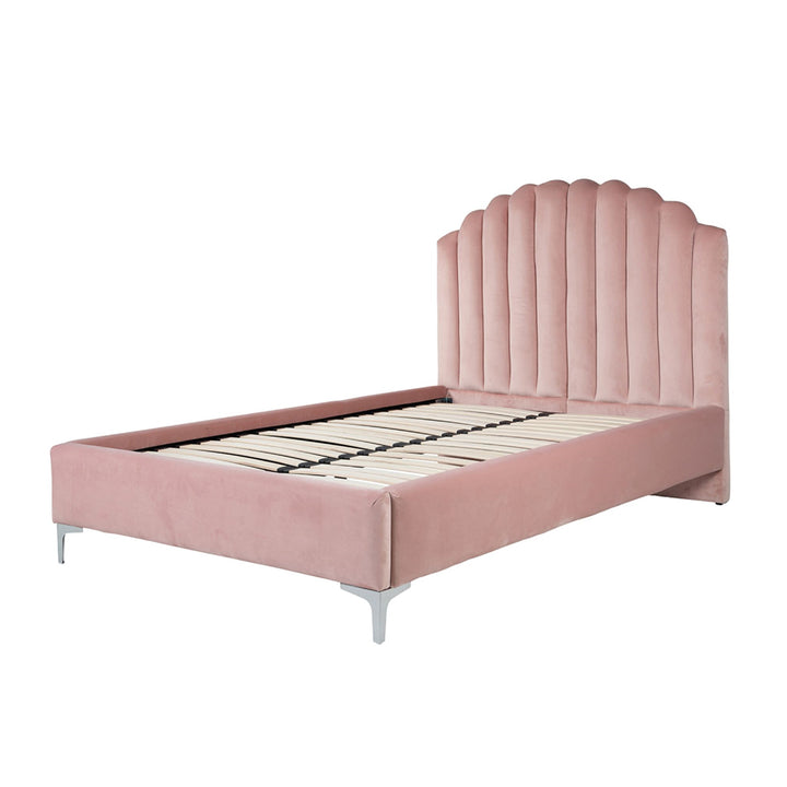 Richmond Interiors Belmond Bed Frame in Pink Velvet