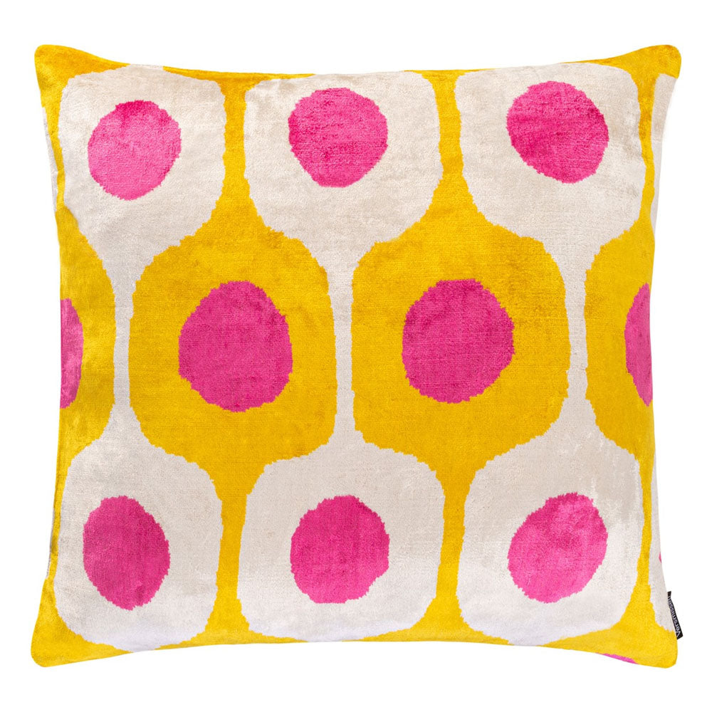 Melia Ikat Velvet Cushion Range (multiple designs) – Small
