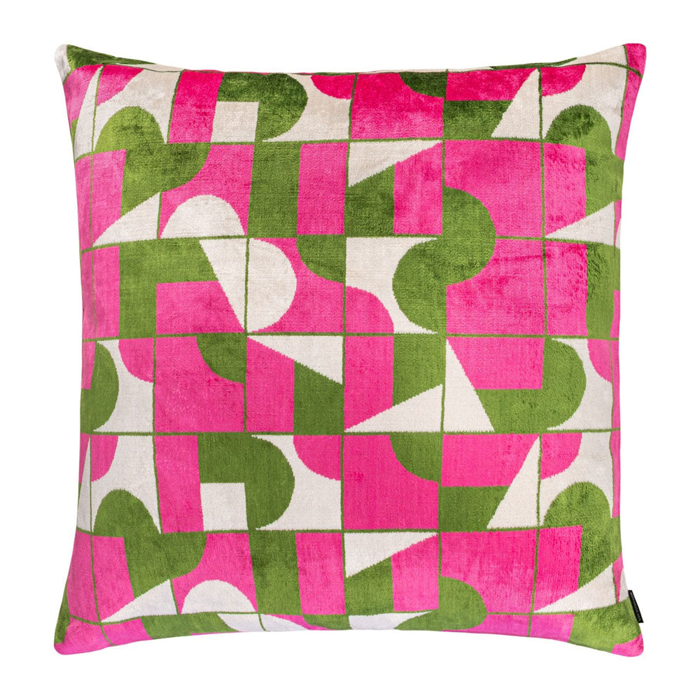 Melia Ikat Velvet Cushion Range (multiple designs) – Small