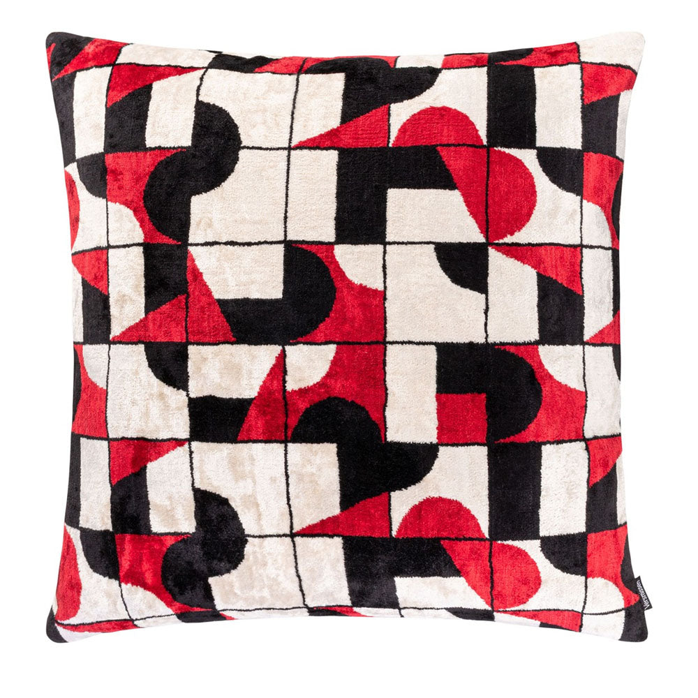 Melia Ikat Velvet Cushion Range (multiple designs) – Small