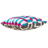Melia Ikat Velvet Cushion Range (multiple designs) – Small