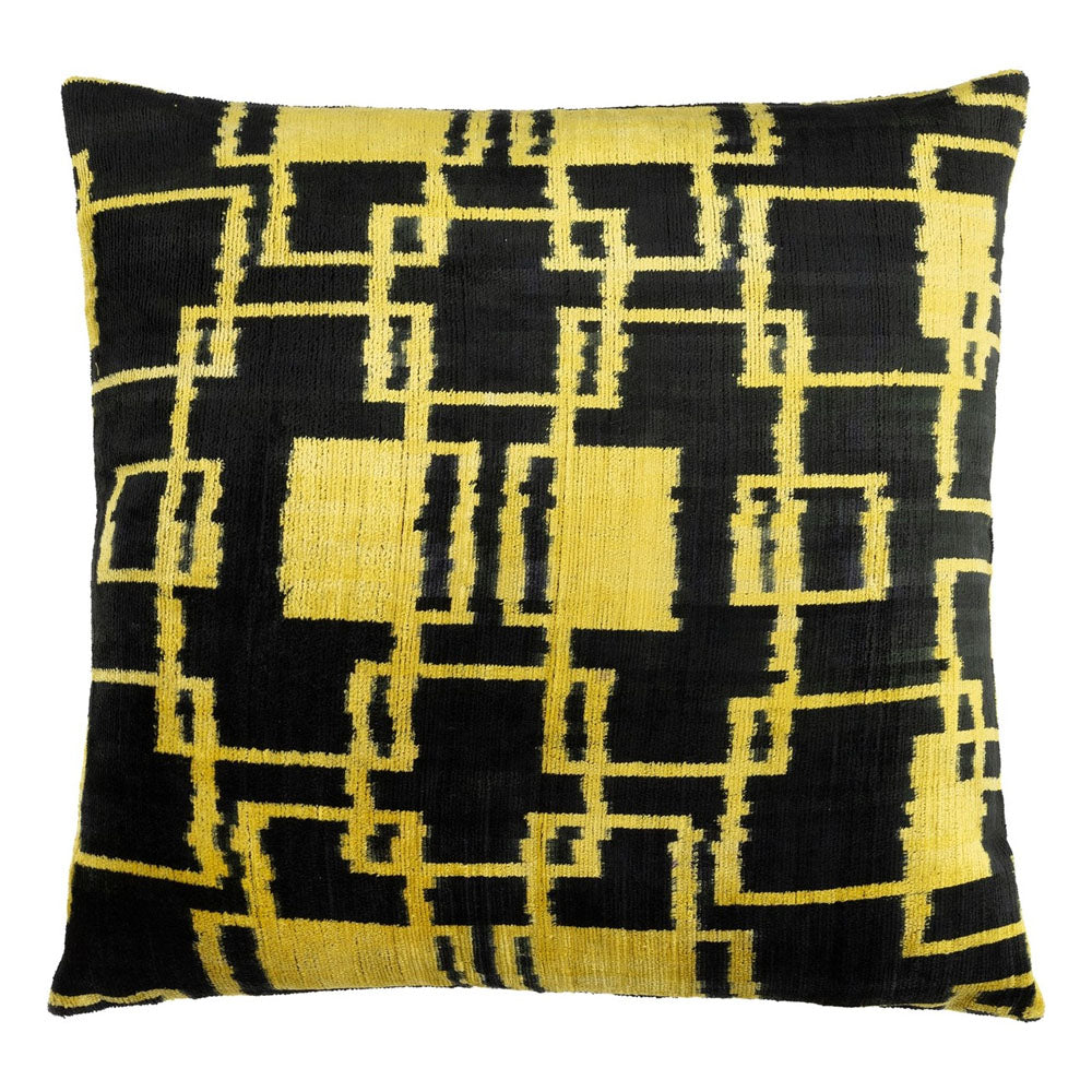 Melia Ikat Velvet Cushion Range (multiple designs) – Small