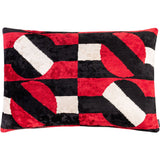 Melia Ikat Velvet Cushion Range (multiple designs) – Large