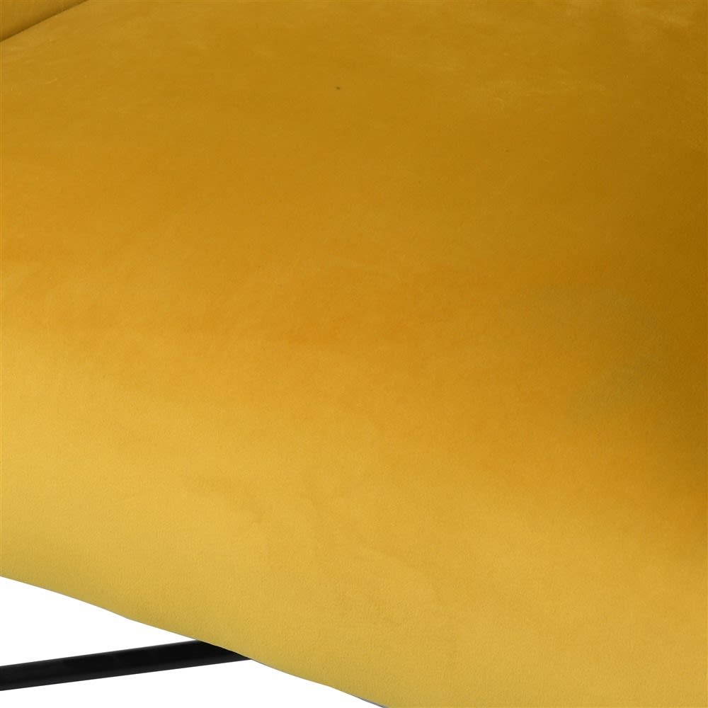 Meryl Club Chair with Illuminating Yellow Fabric