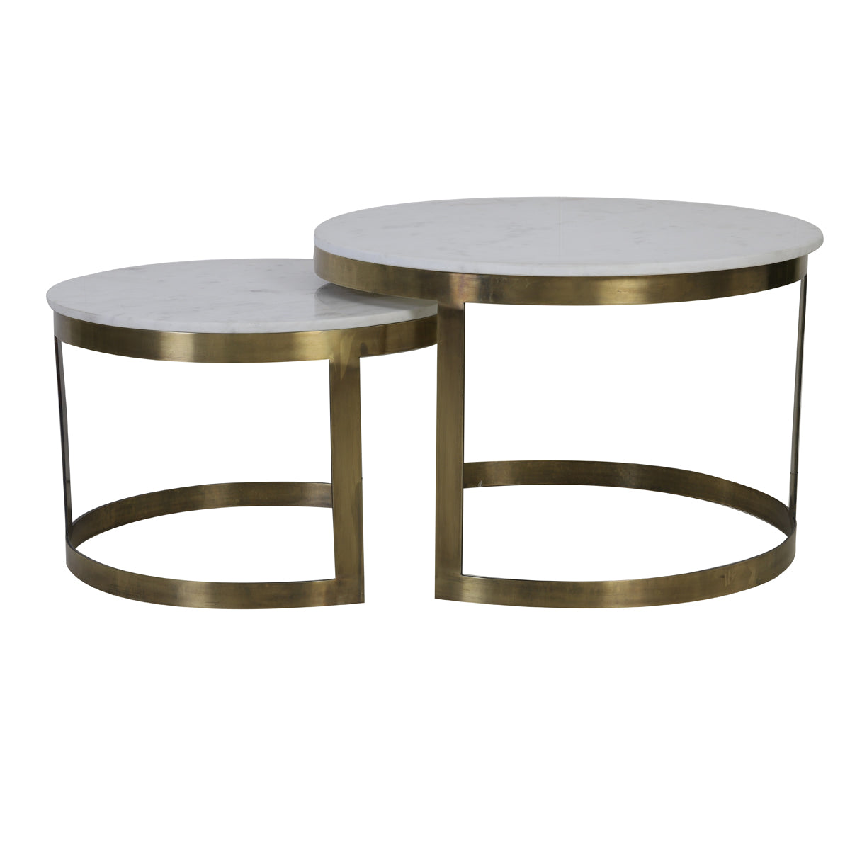 Mesmorina Coffee Tables in White Marble