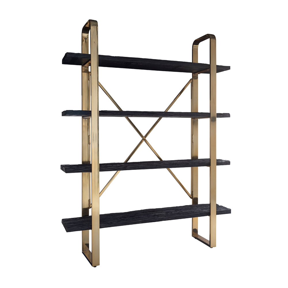 Richmond Interiors Vendôme Bookcase in Wood and Steel