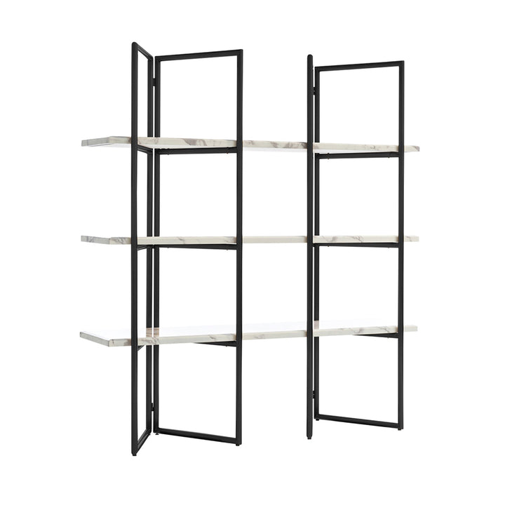 Richmond Interiors Lagrand Marble and Steel Display Unit