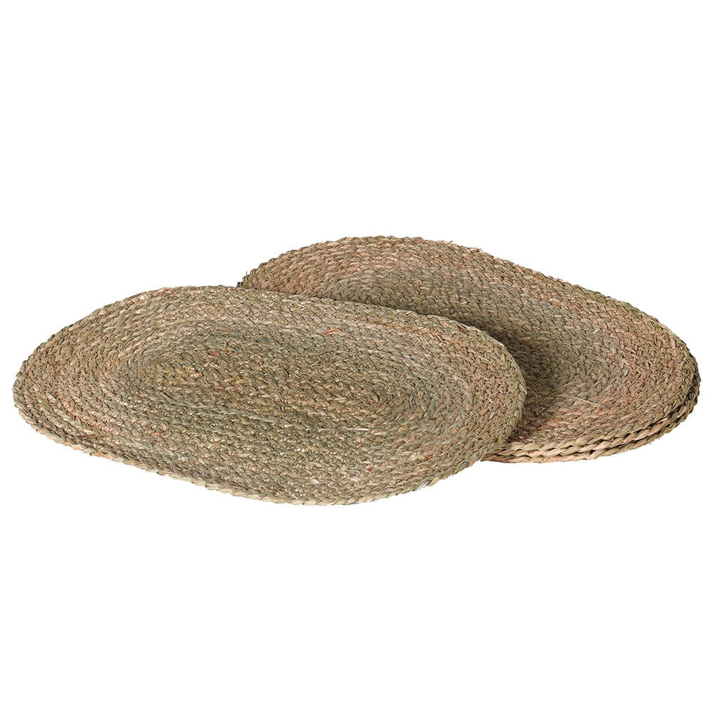 Oval Seagrass Placemats – Set of 4