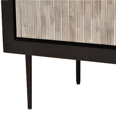 Palermo Iron Cabinet with Bone Inlay