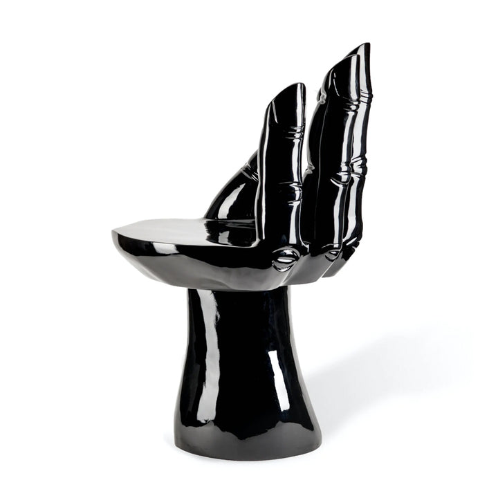Pols Potten Palmistry Chair with Black Lacquered Effect