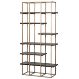 Pellaquia Shelf Unit with Parquet Design