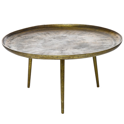 Pols Potten Coffee Table with Antique Brass Finish