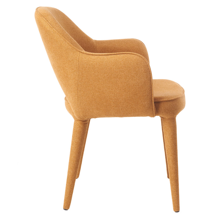 Pols Potten Cosy Chair with Arms in Ochre Fabric
