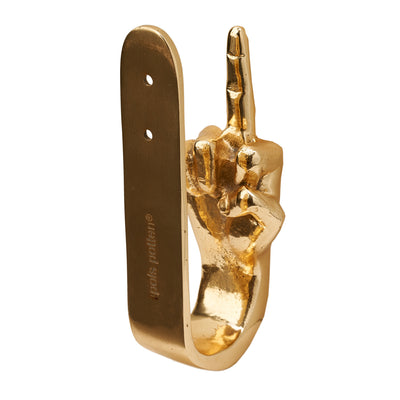 Pols Potten F-You Hand Hook in Gold