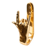 Pols Potten I Love You Hand Hook in Gold