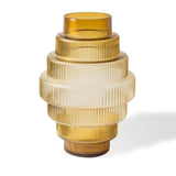 Pols Potten Large Steps Vase in Amber Glass