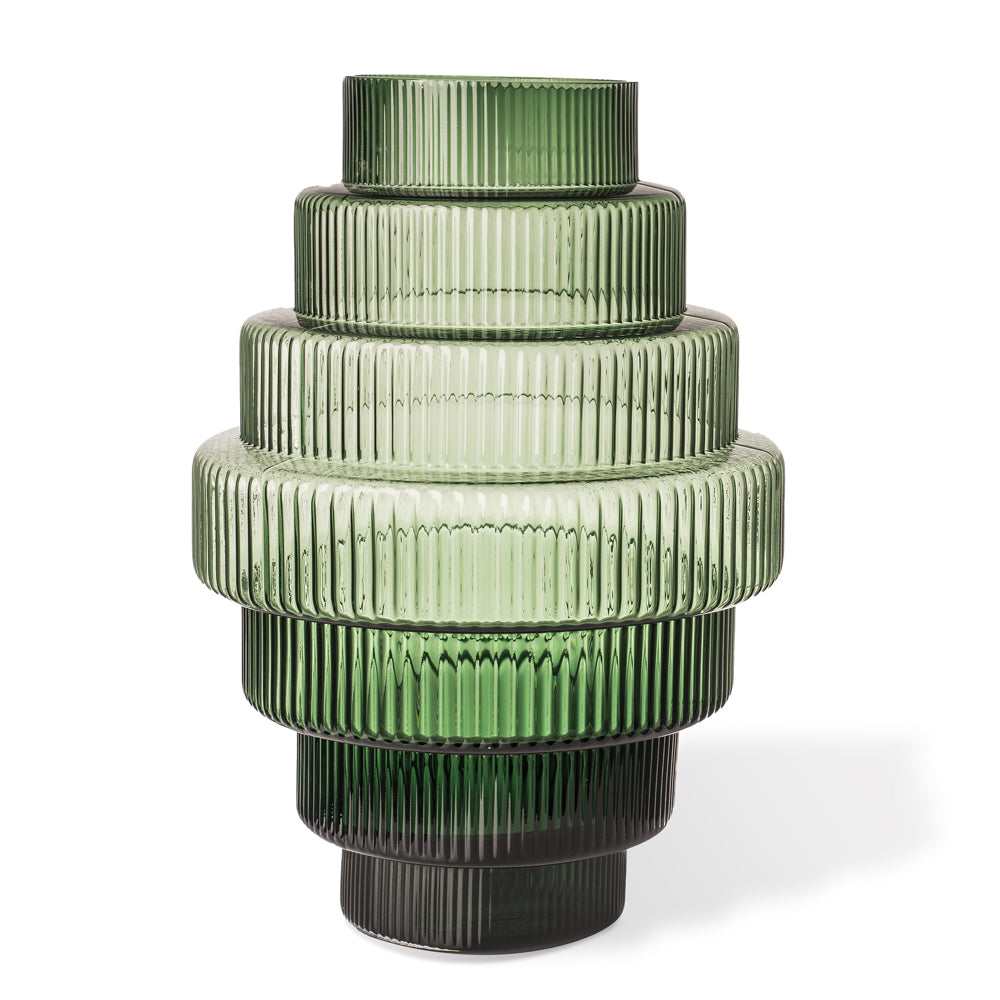 Pols Potten Large Steps Vase in Green – Excess Stock