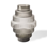 Pols Potten Large Steps Vase in Grey Glass