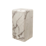 Pols Potten Poria Small Pillar in Faux White Marble