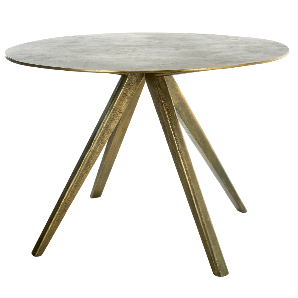 Pols Potten Table Circle with Antique Brass Plated Aluminium