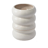Pols Potten Chubby Plant Pot in White Ceramic