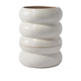 Pols Potten Chubby Plant Pot in White Ceramic
