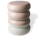 Pols Potten Chubby Side Table in Pink Ceramic