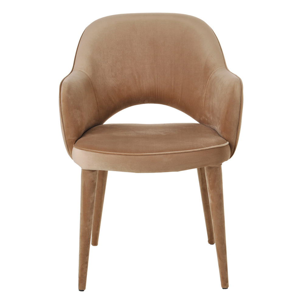 Pols Potten Cosy Chair in Beige Velvet