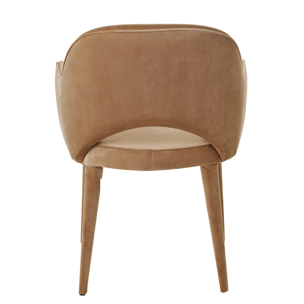 Pols Potten Cosy Chair in Beige Velvet