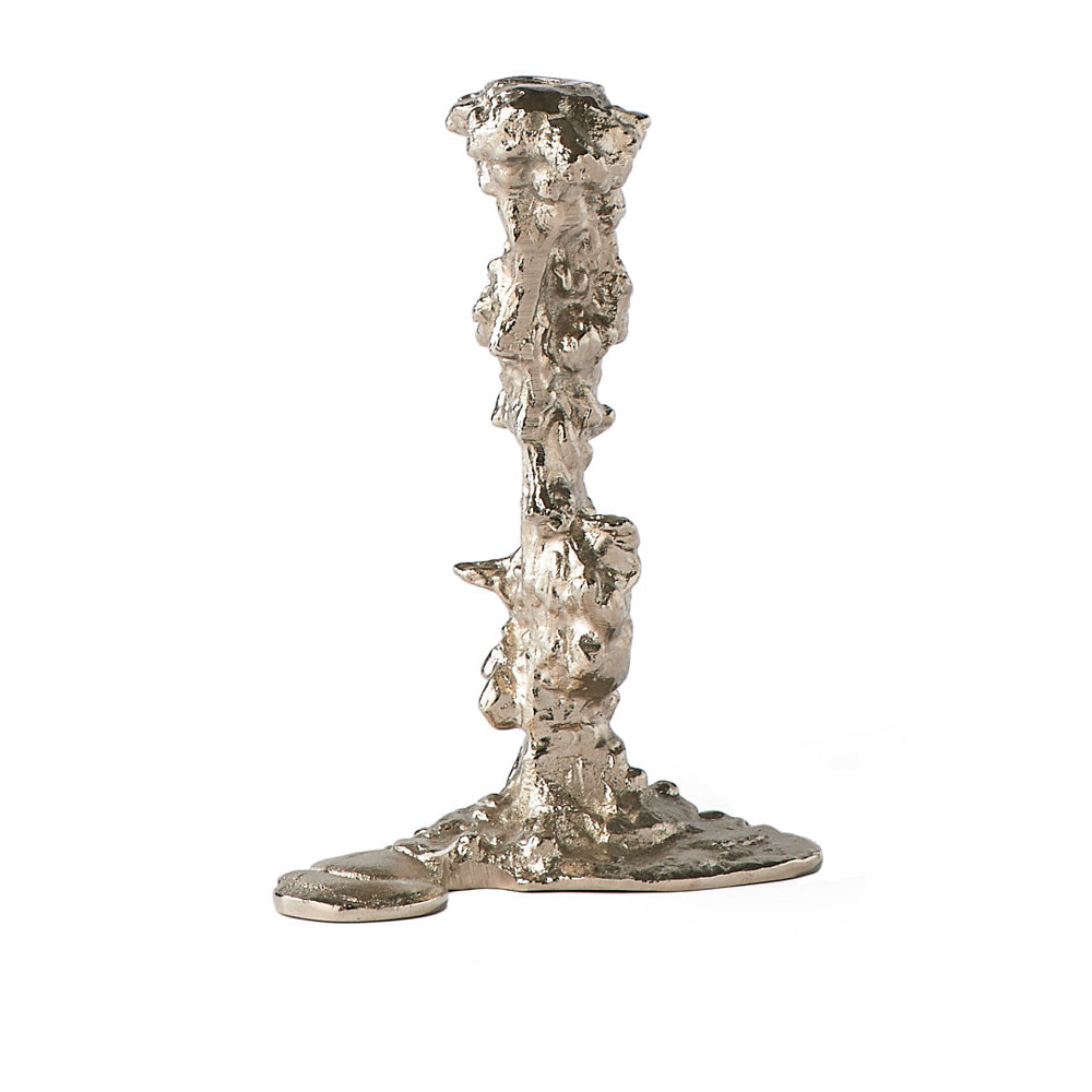 Pols Potten Pascal Smelik Drip Candle Holder in Silver (Large)
