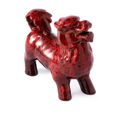 Pols Potten Qilin Statue – Coral Red