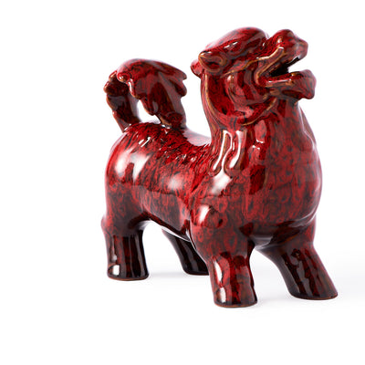 Pols Potten Qilin Statue – Coral Red