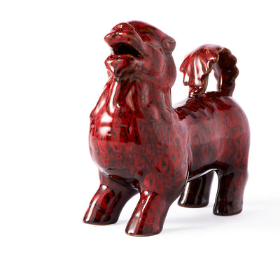 Pols Potten Qilin Statue – Coral Red