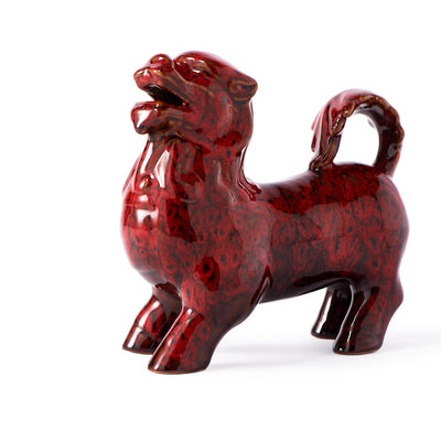 Pols Potten Qilin Statue – Coral Red