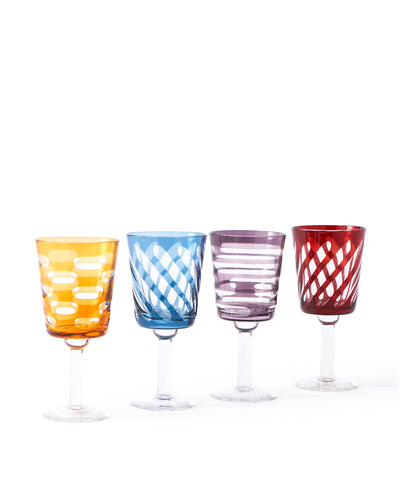 Pols Potten Tubular Wine Glasses – Set of 4