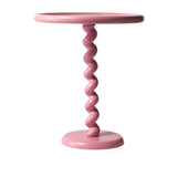Pols Potten Twister Side Table – Pink – Excess Stock