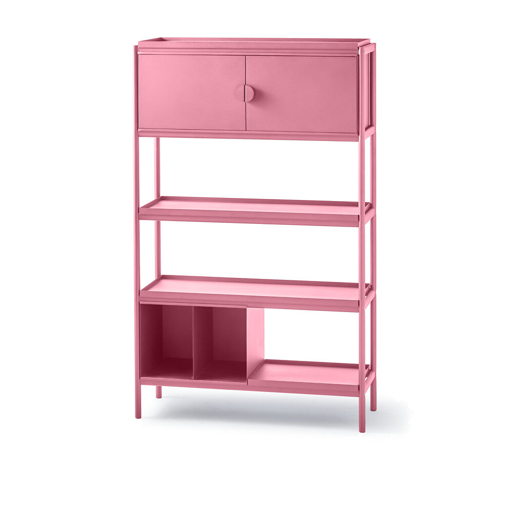 Pols Potten Wide Toss Cabinet in Pink Metal