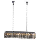 Prohibition Smoked Crystal Chandelier