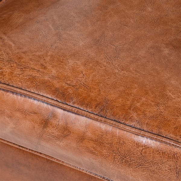 Angello Leather Salon Armchair