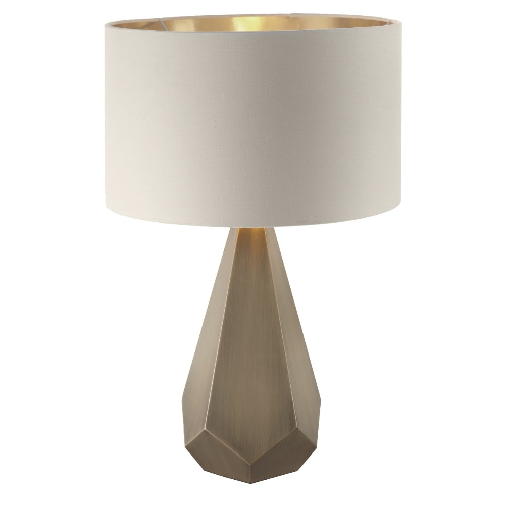 RV Astley Agata Table Lamp with Antique Brass