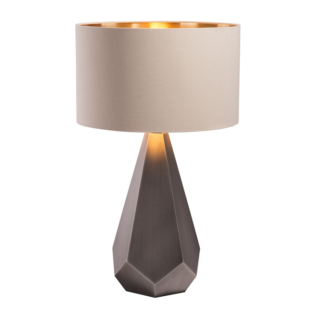 RV Astley Agato Table Lamp with Gunmetal Finish