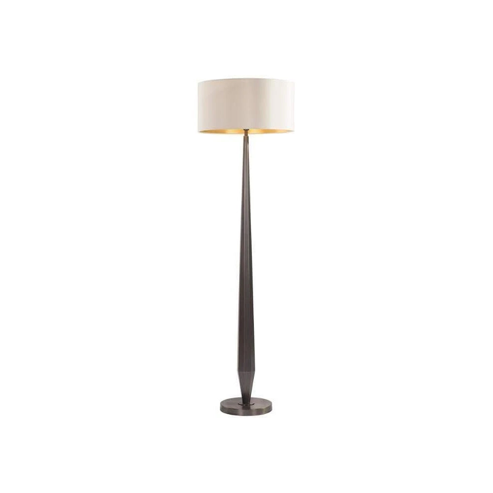RV Astley Aisone Floor Lamp with a Dark Brass Finish