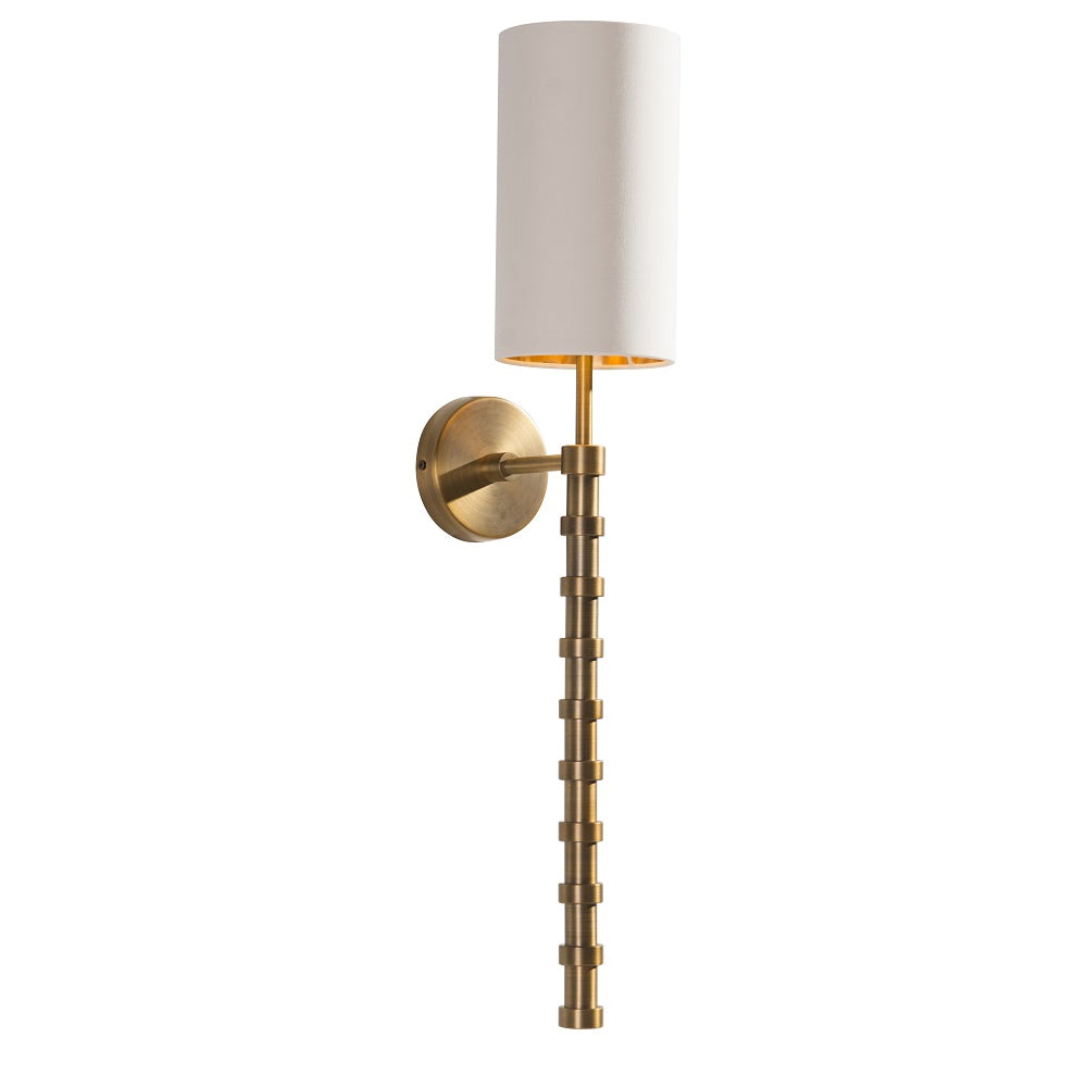 RV Astley Brenta Wall Lamp with Antique Brass Finish