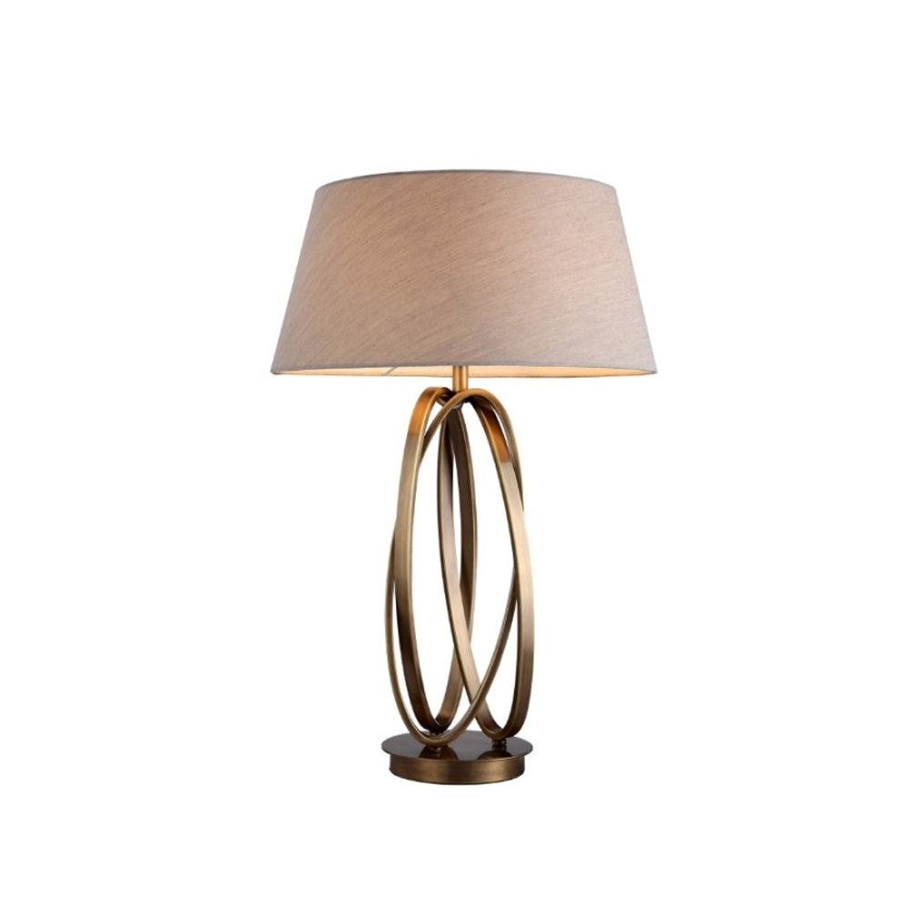 RV Astley Brisa Table Lamp with Antique Brass