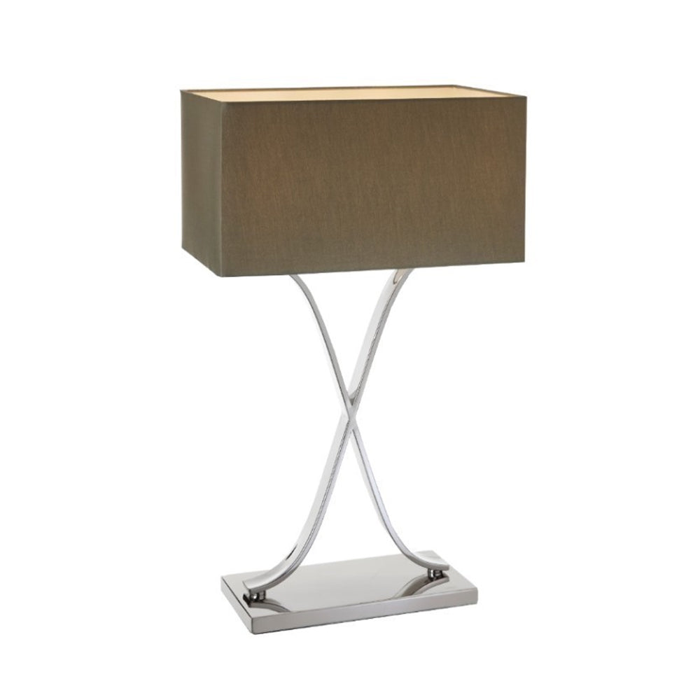 RV Astley Byton Table Lamp with Brushed Nickel Finish