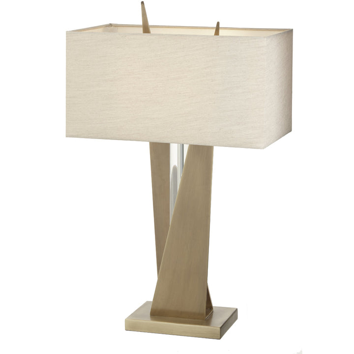 RV Astley Cabra Table Lamp with Cognac Crystal - Open Box Return