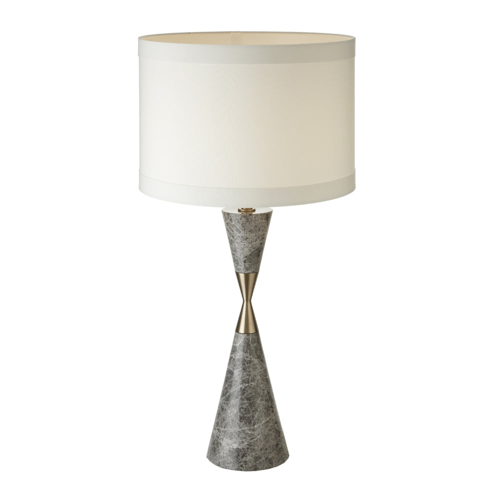 RV Astley Caius Table Lamp with Grey Marble