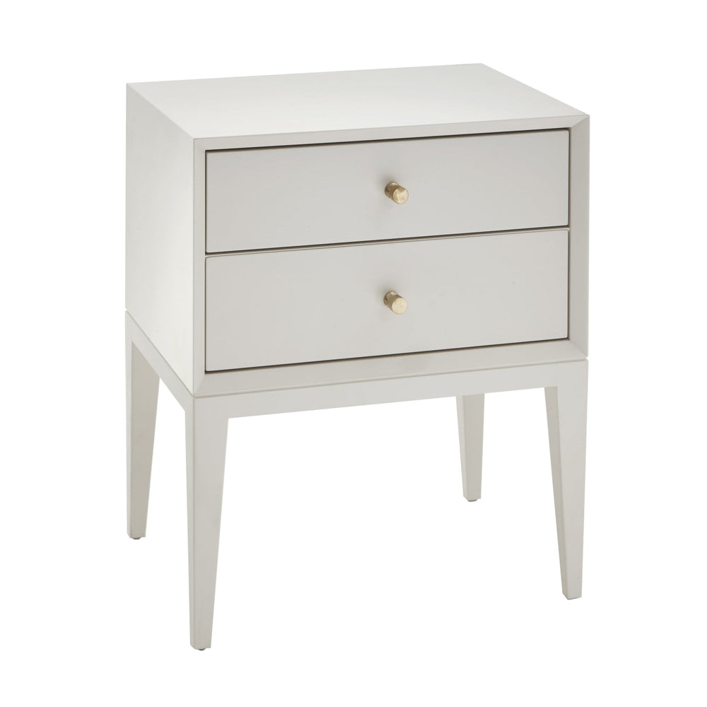 RV Astley Celaine Side Table with White Wood
