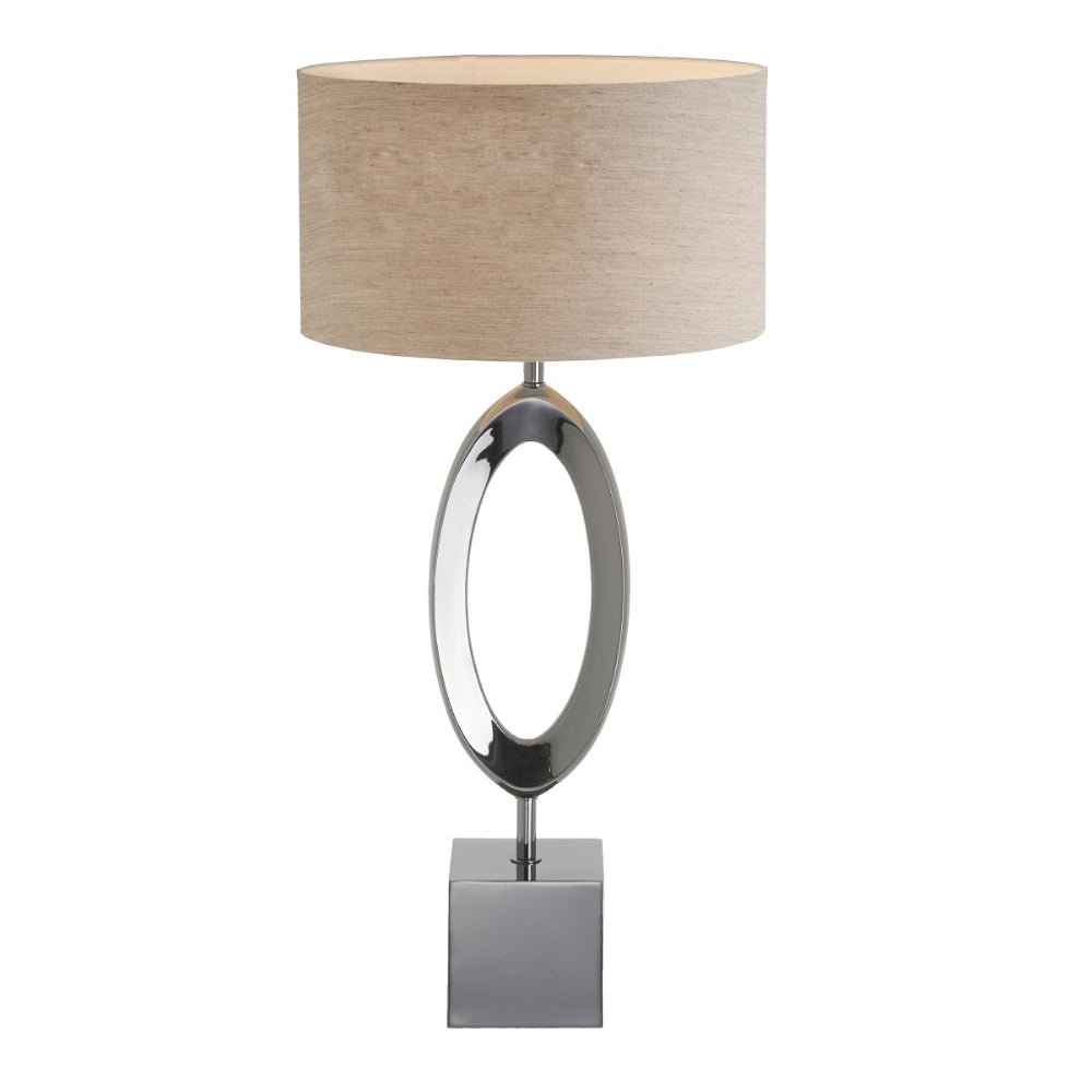 RV Astley Cloe Lamp with Smoked Nickel